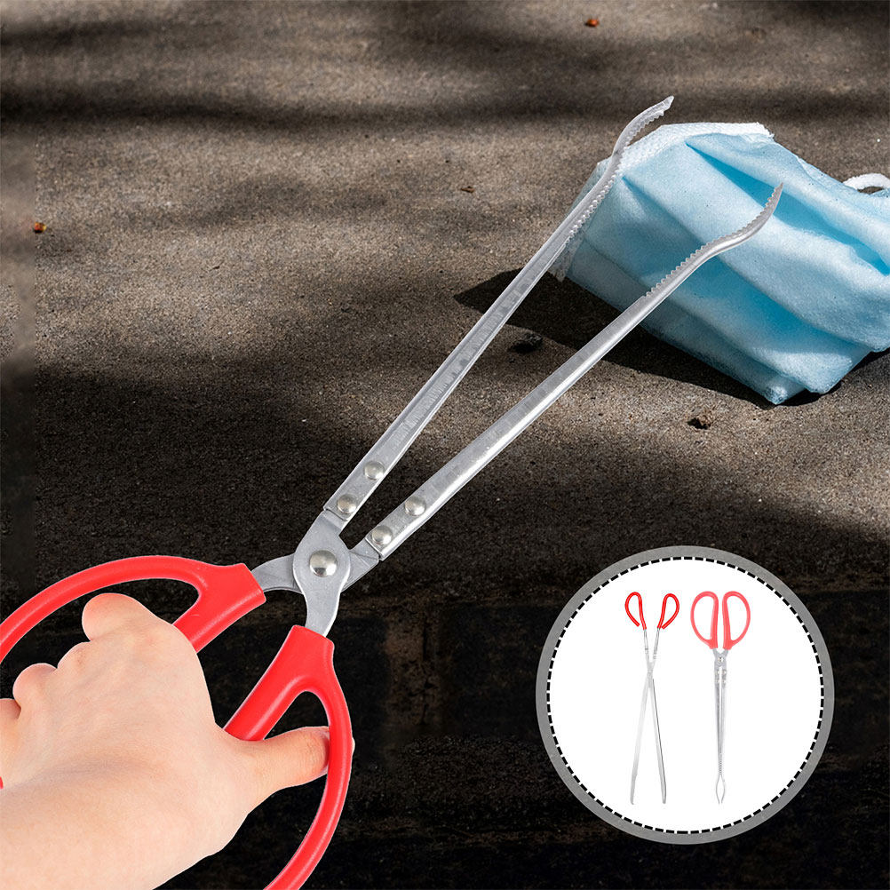 Feeding Tong Stainless - 2Pcs Stainless Steel Snake Tongs Heavy