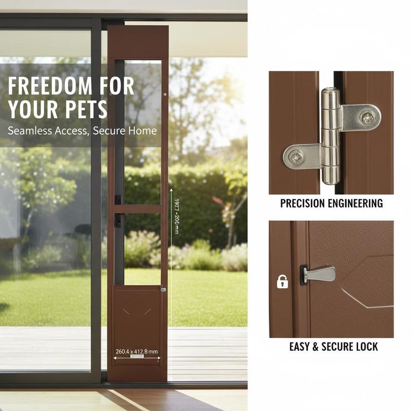 Dog Door for Sliding Glass Doo - огляд і ціна Glass Door Hinge