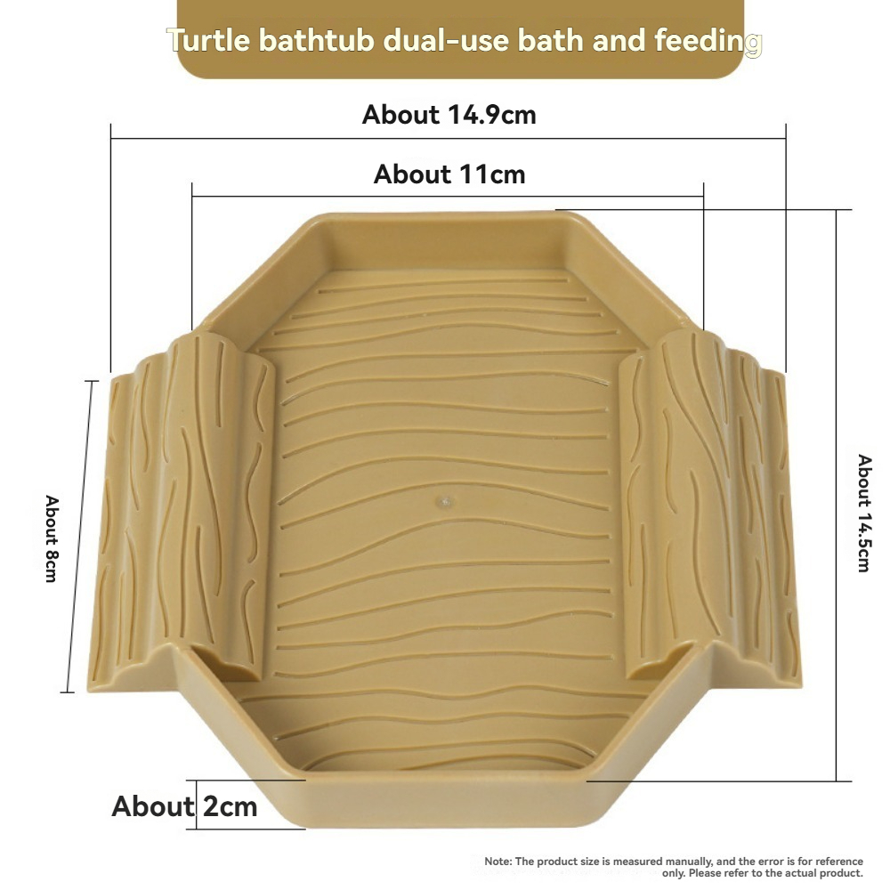 Yellow edge turtle bath basin  - огляд і ціна Water Dish Reptile