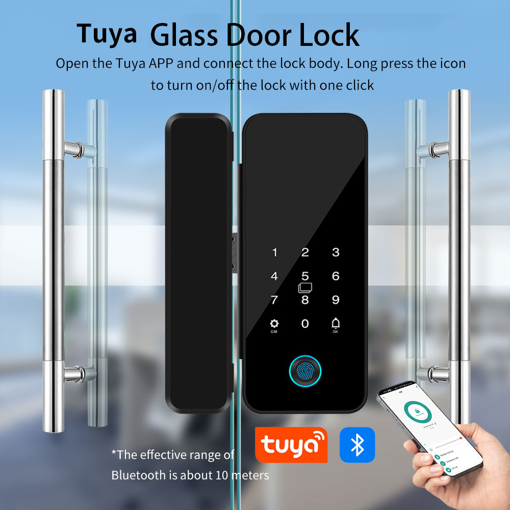 B16 Tuya APP Bluetooth Glass D - огляд і ціна Glass Door Hinge