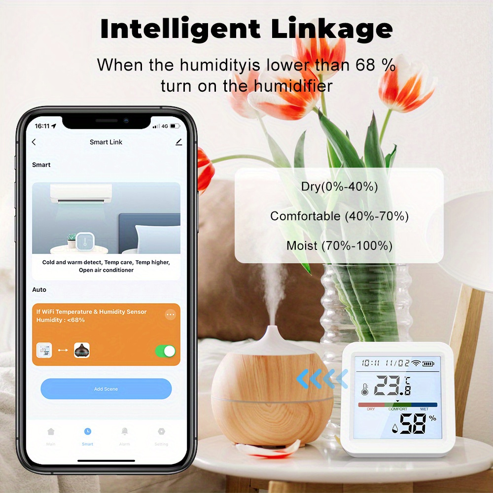 Tuya WiFi Temperature Humidity - огляд і ціна Digital Hygrometer Probe