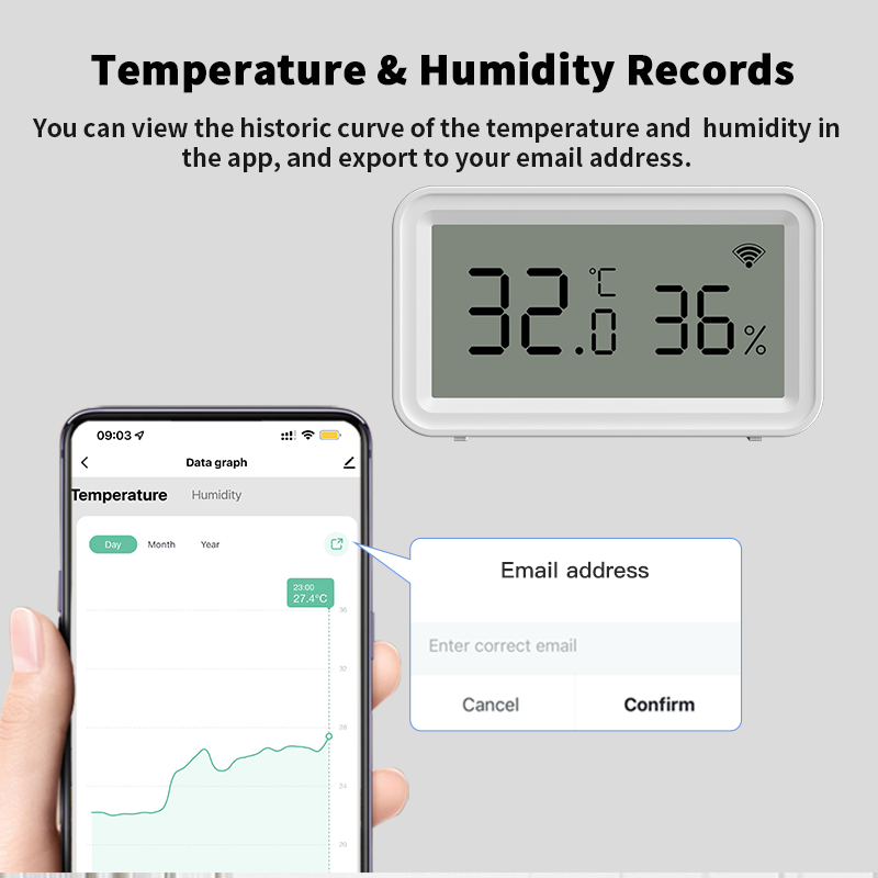 Tuya Zigbee WiFi Thermometer H - огляд і ціна Digital Hygrometer Probe