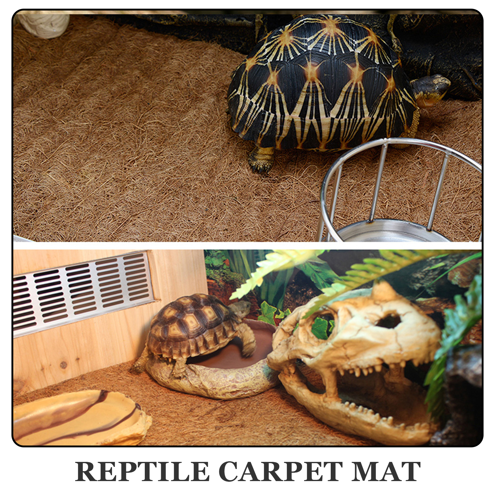 Coconut Fiber Mat 0 5x2m Repti - огляд і ціна Substrate Coconut Fiber