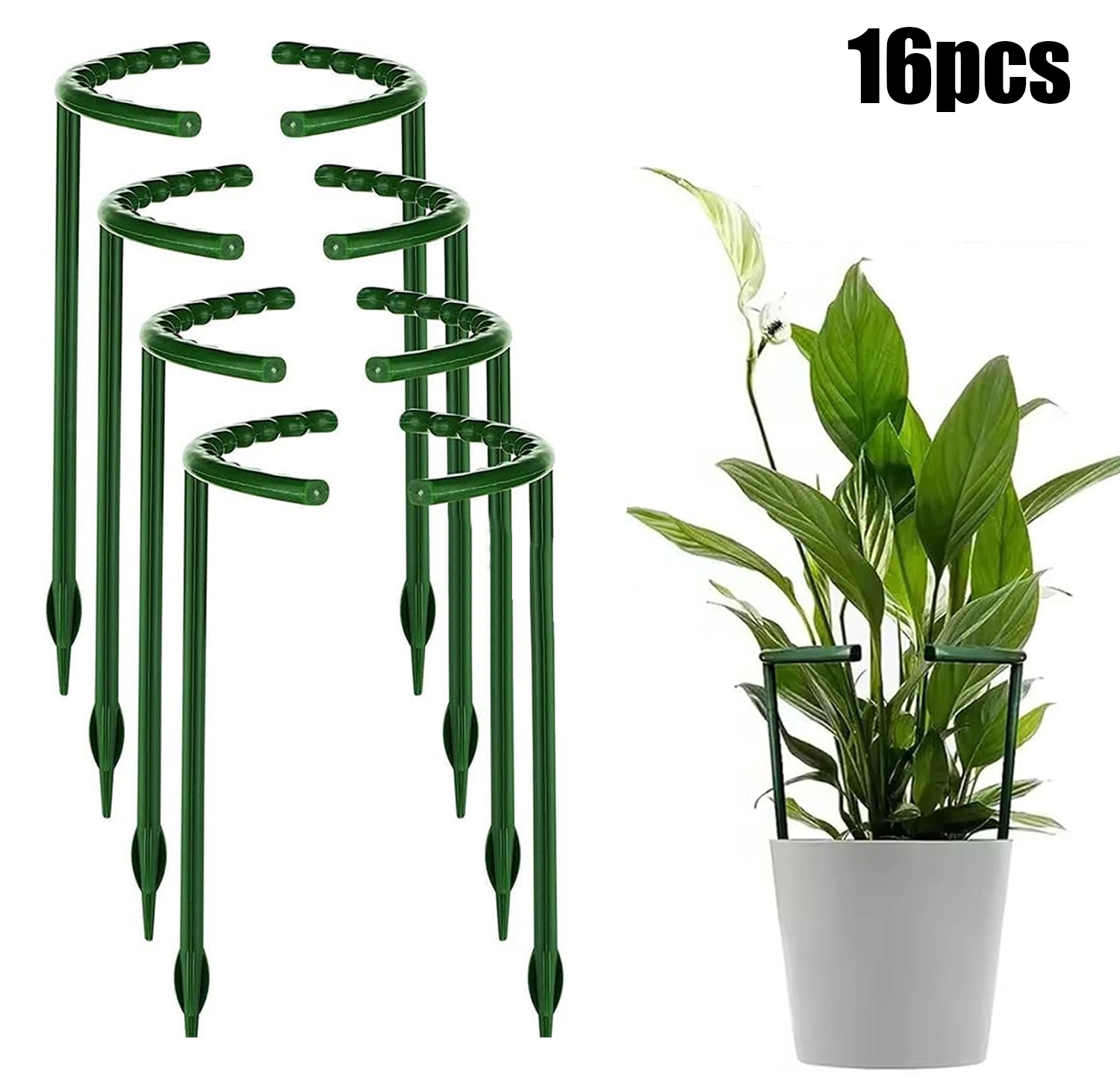 1/16pcs Plant Support Stake Fl - огляд і ціна Vine Climbing Plastic