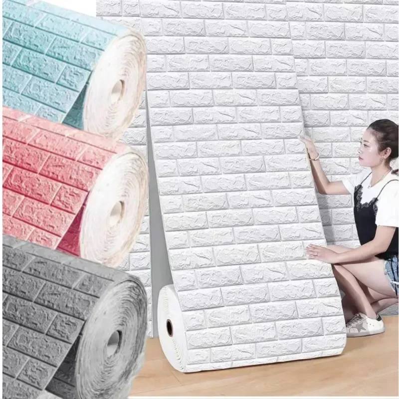 70cmX1M70cm*1/2/3/5/10M 3D Wal - огляд і ціна Pvc Panel Background