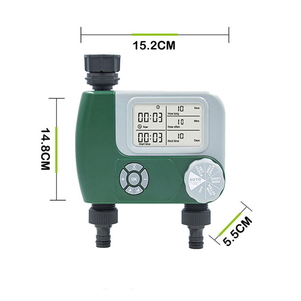 Electronic Garden Hose Water T - огляд і ціна Timer Dual Outlet