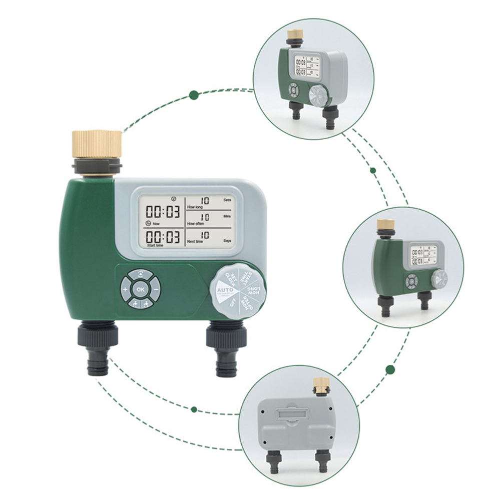 Electronic Garden Hose Water T - огляд і ціна Timer Dual Outlet