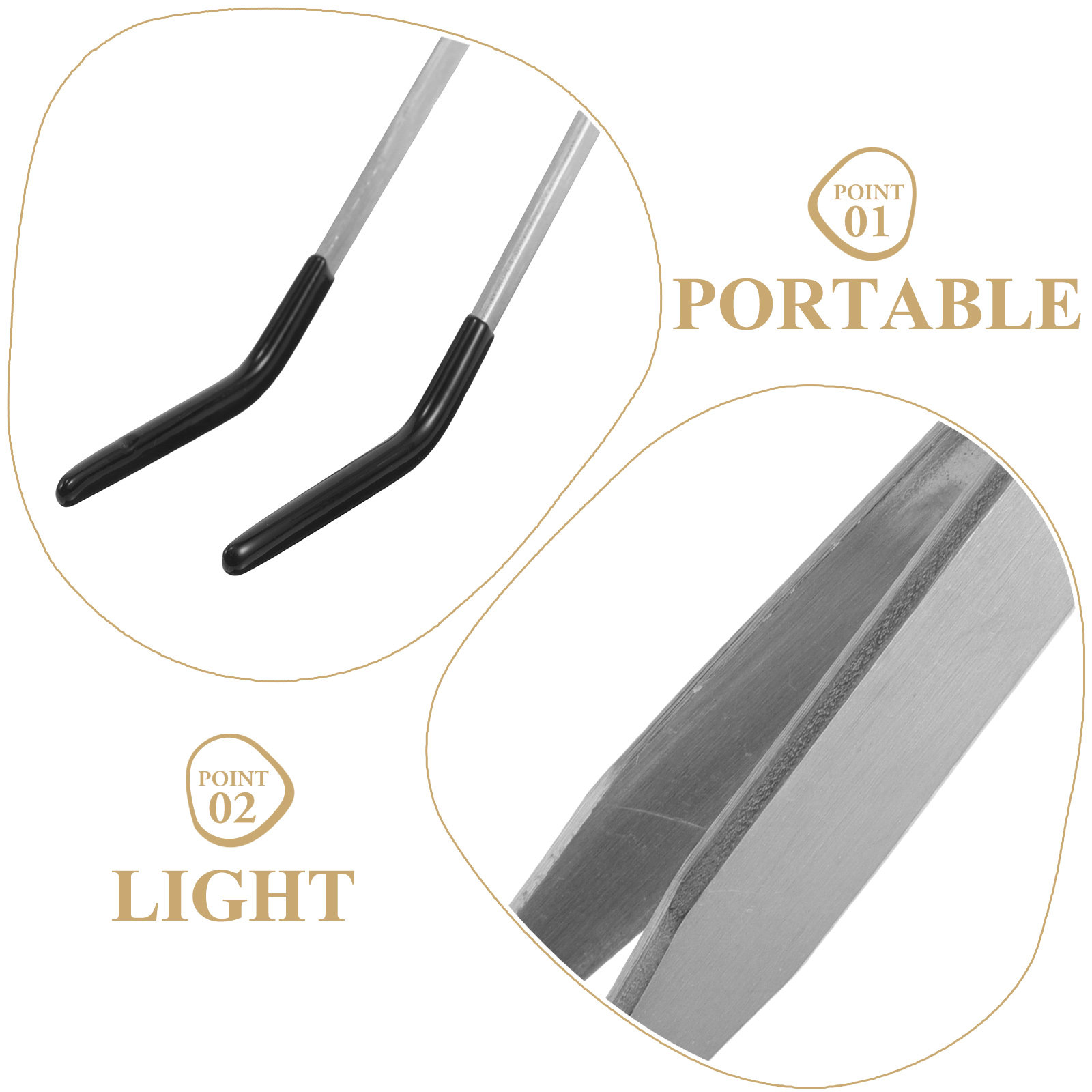 2Pcs Stainless Steel Feeding T - огляд і ціна Feeding Tong Stainless