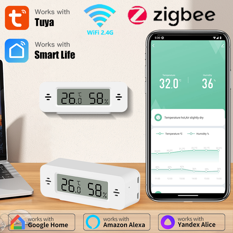 Tuya WiFi/Zigbee Temperature H - огляд і ціна Digital Hygrometer Probe