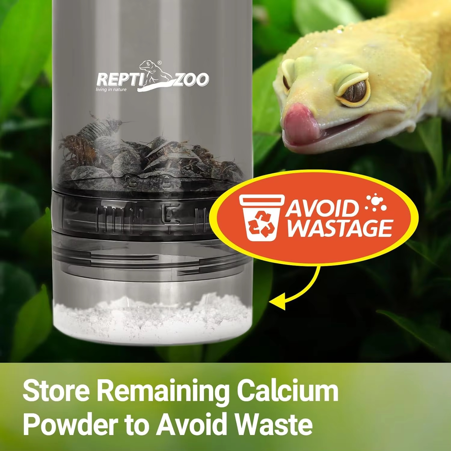 Reptile Calcium Powder Mixing  - огляд і ціна Calcium Powder Reptile