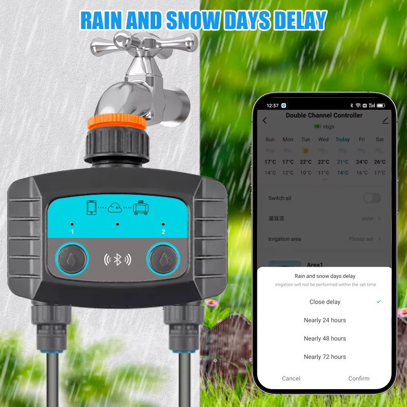 Tuya dual outlet automatic irr - огляд і ціна Timer Dual Outlet