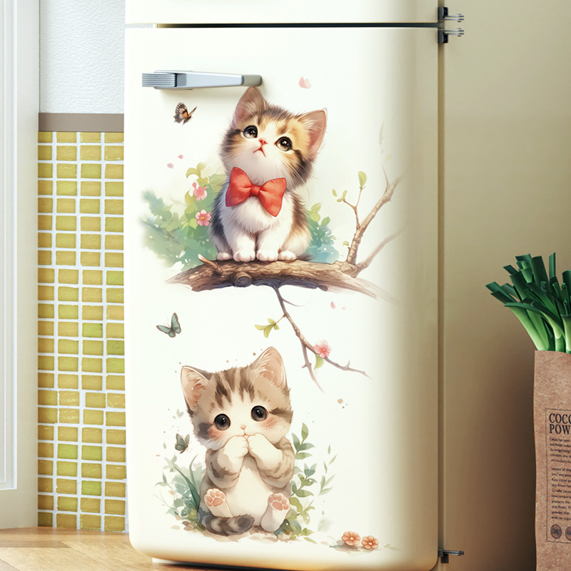 Kawaii Pastel Cat & Butterfly  - огляд і ціна Pvc Panel Background