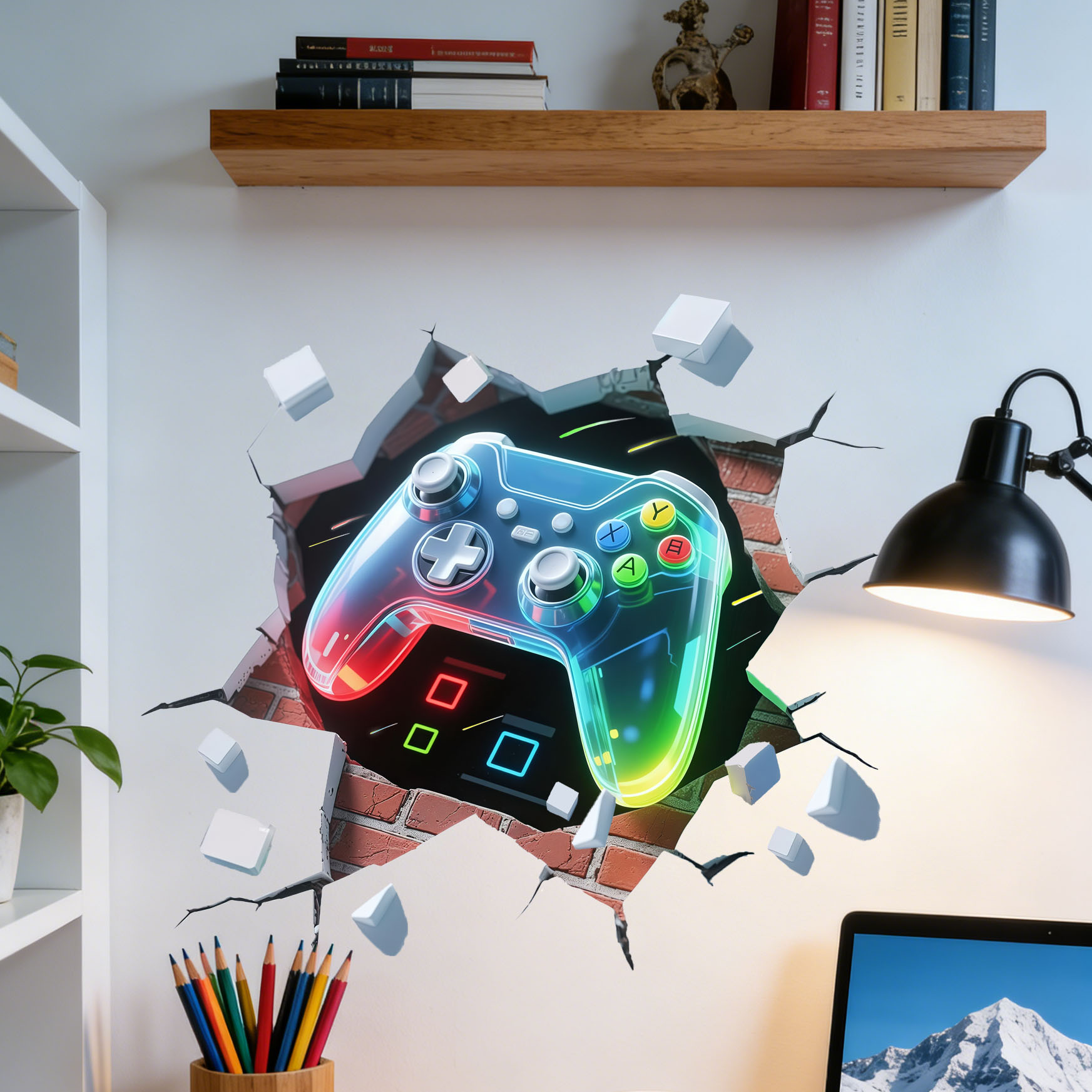 Game Controller Decal for Boys - огляд і ціна Pvc Panel Background