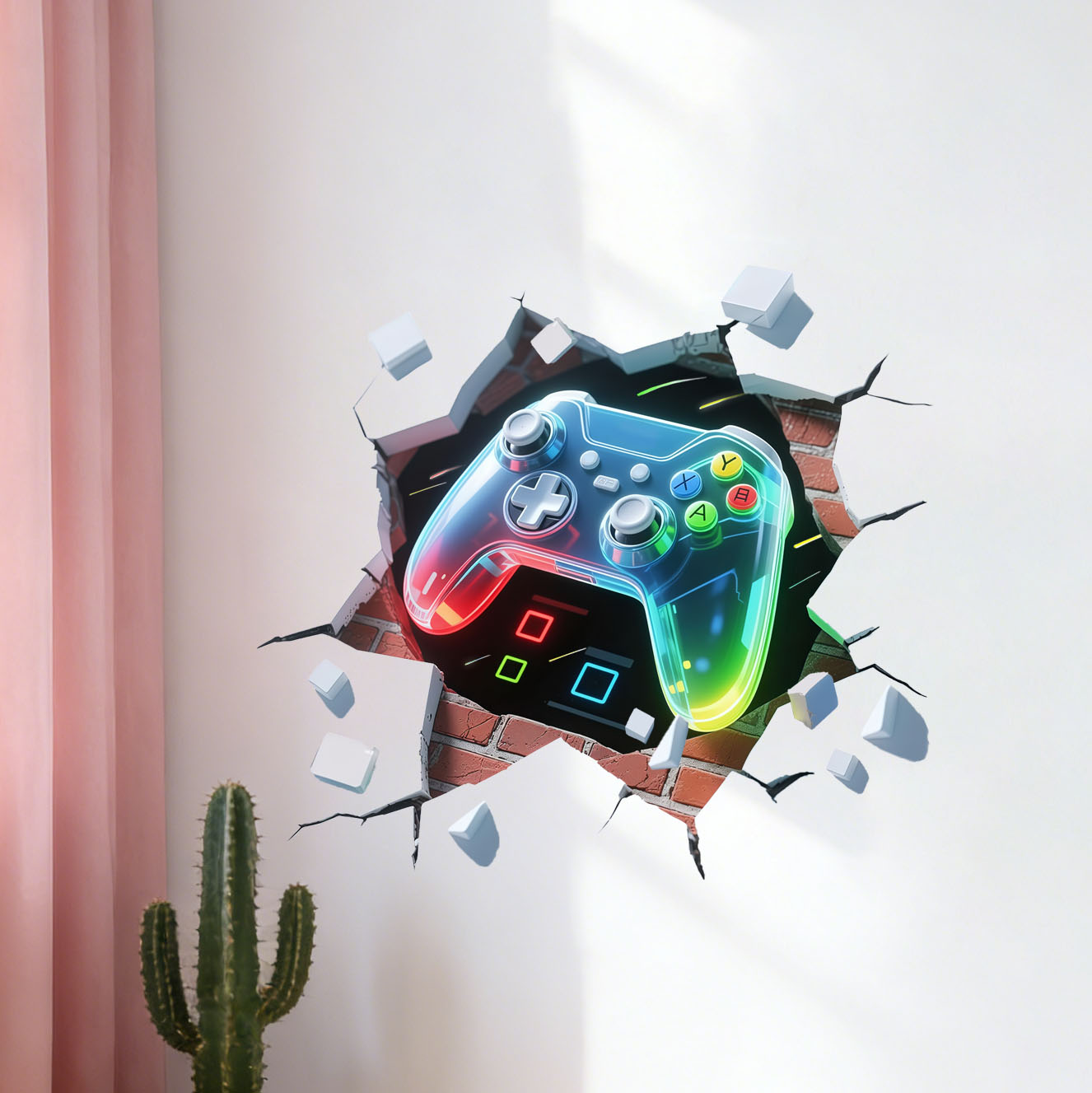 Game Controller Decal for Boys - огляд і ціна Pvc Panel Background
