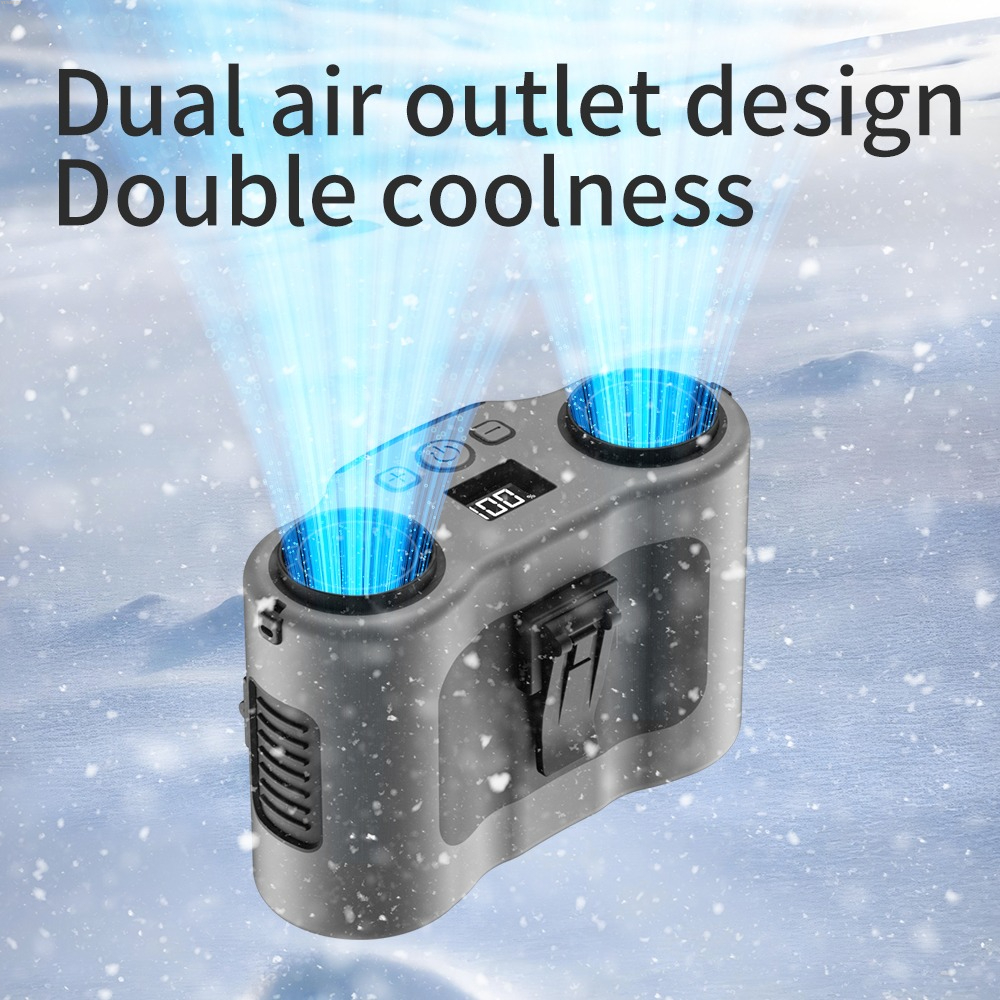 Portable Waist Clip Fan 5-spee - огляд і ціна Timer Dual Outlet