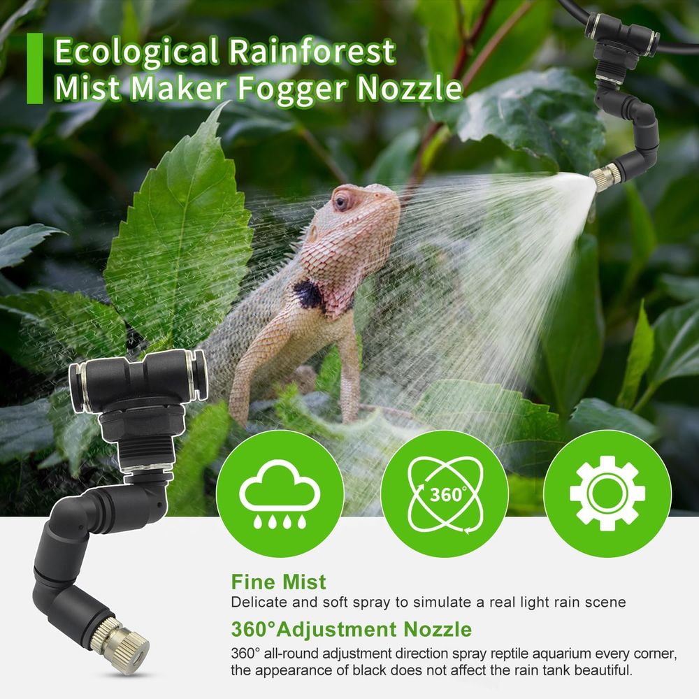 Automated Reptile Misting Syst - огляд і ціна Misting Nozzle Reptile