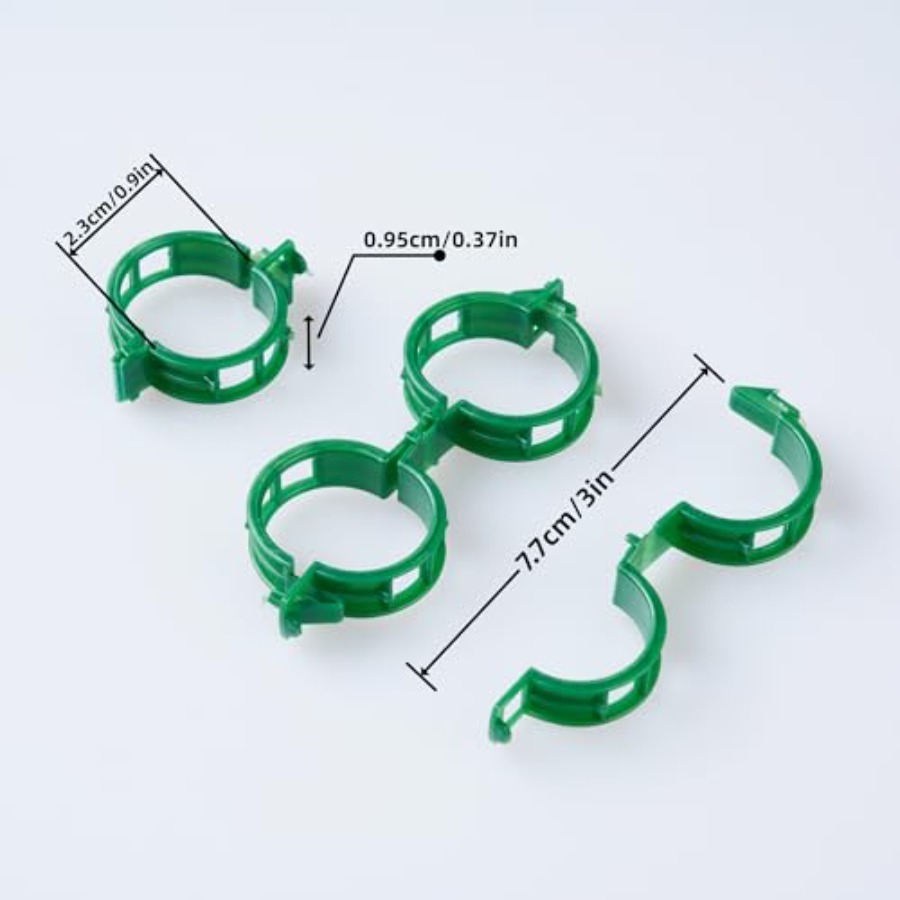 100 Pcs Plant Support Clips Pl - огляд і ціна Vine Climbing Plastic