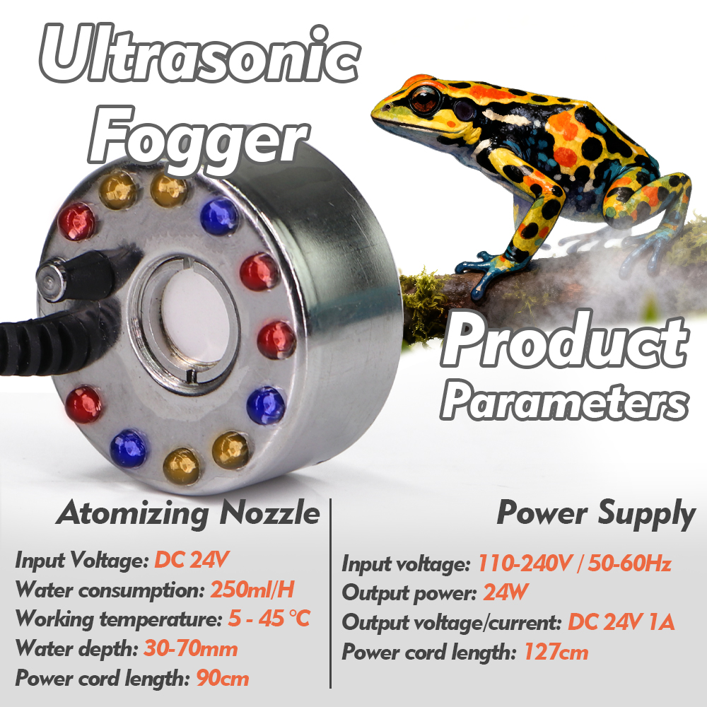 Ultrasonic Mist Maker Fogger w - огляд і ціна Terrarium Fogger Ultrasonic