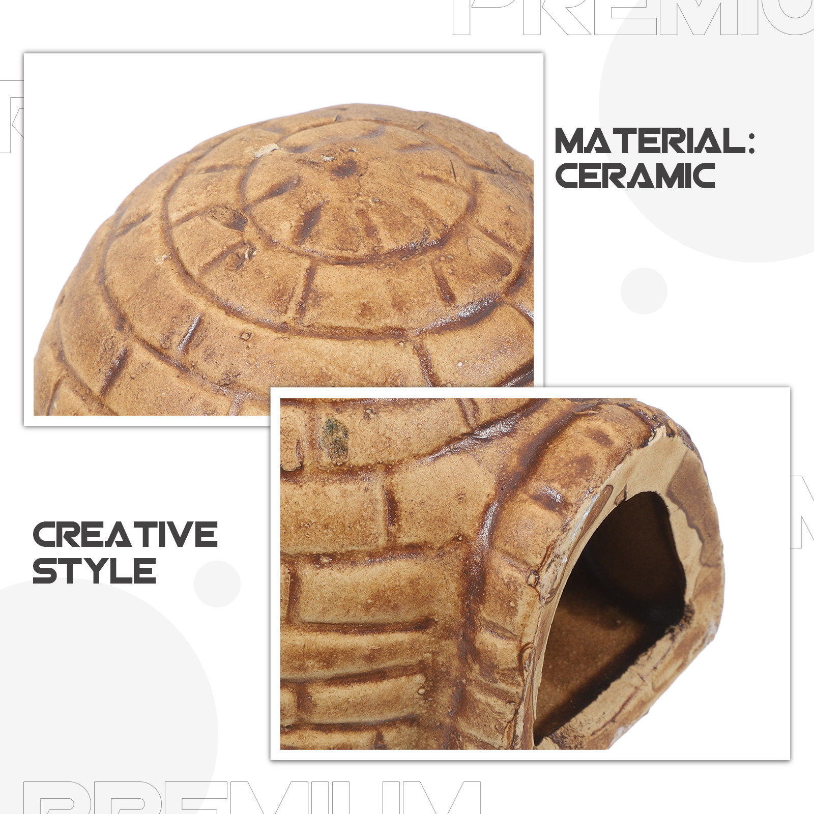 Pleco Caves Aquarium Fish Tank - огляд і ціна Hide Cave Ceramic
