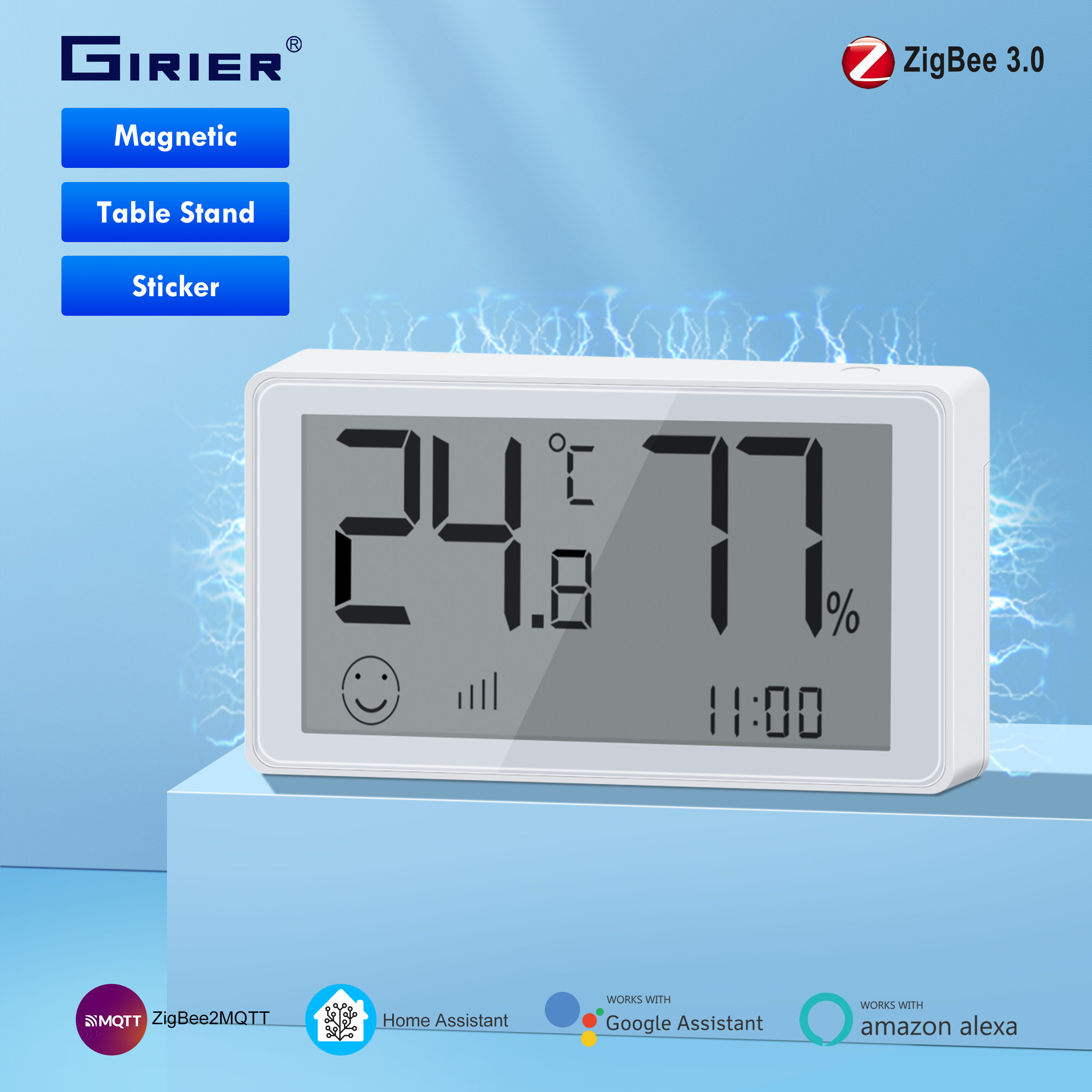 GIRIER ZigBee 3.0 Smart Temper - огляд і ціна Digital Hygrometer Probe