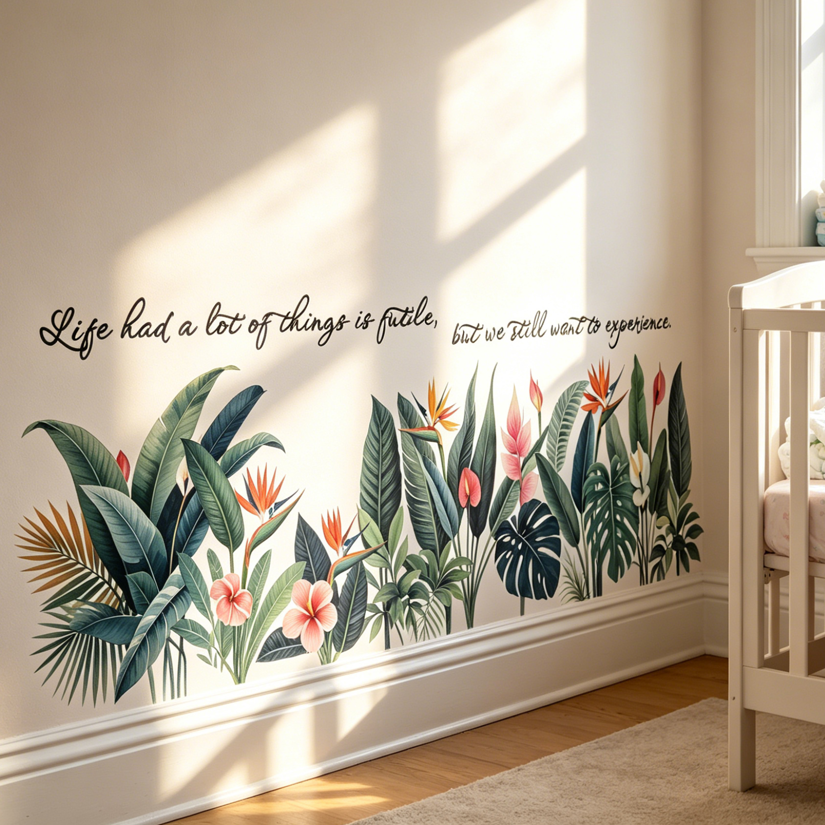 Tropical background wall stick - огляд і ціна Pvc Panel Background