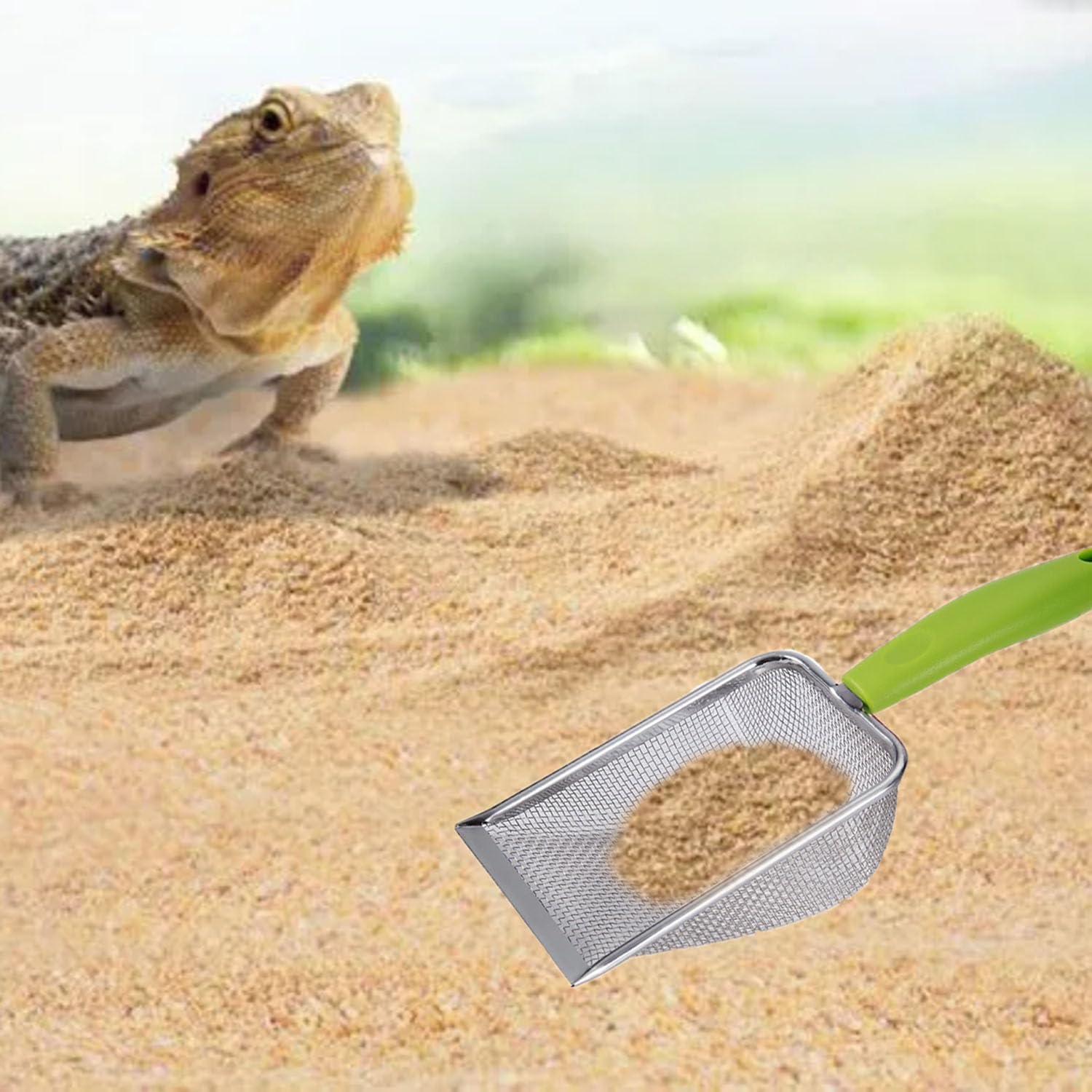 Reptile Sand Scoop Set - Fine  - огляд і ціна Feeding Tong Stainless