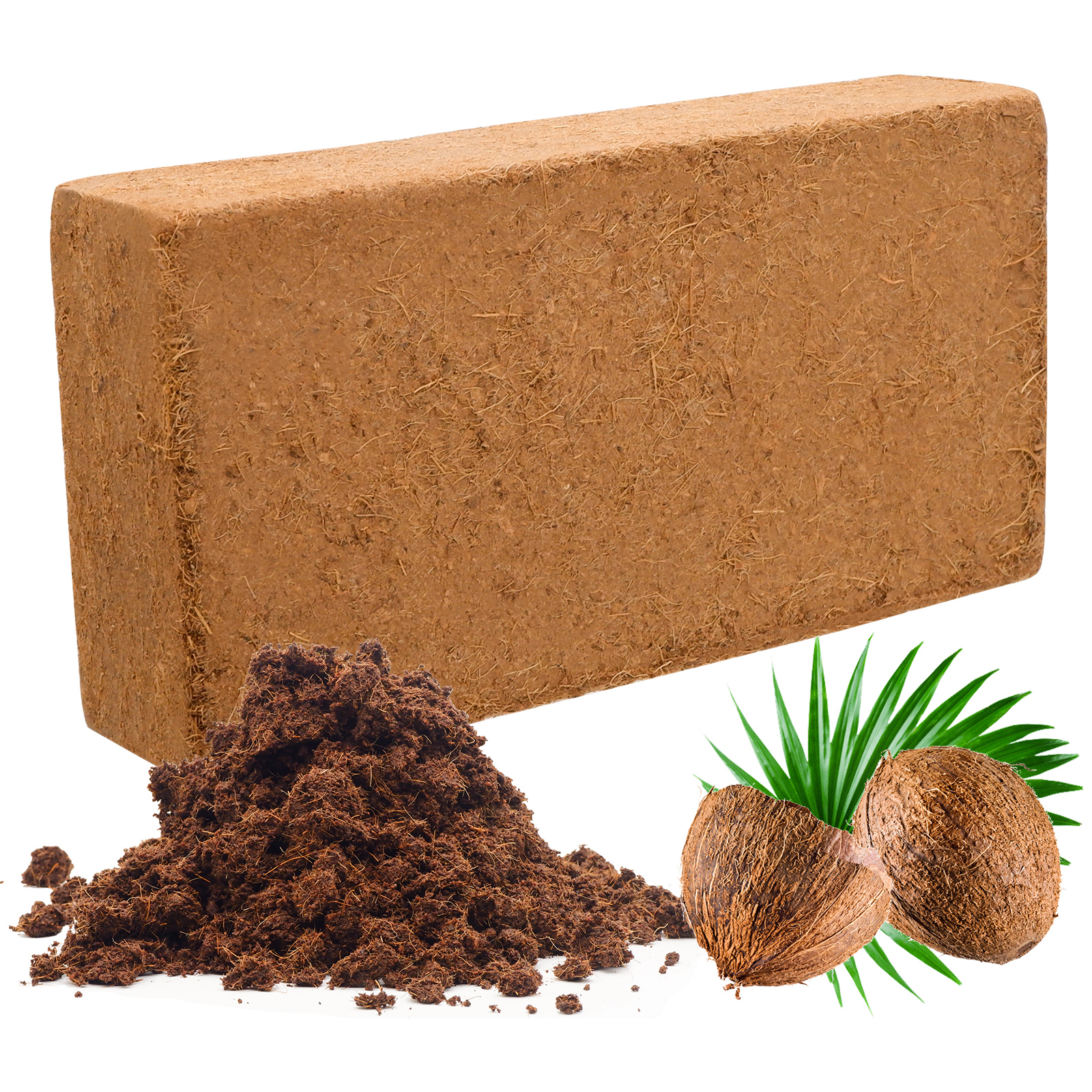 1 Pack Premium Coco Coir Brick - огляд і ціна Substrate Coconut Fiber