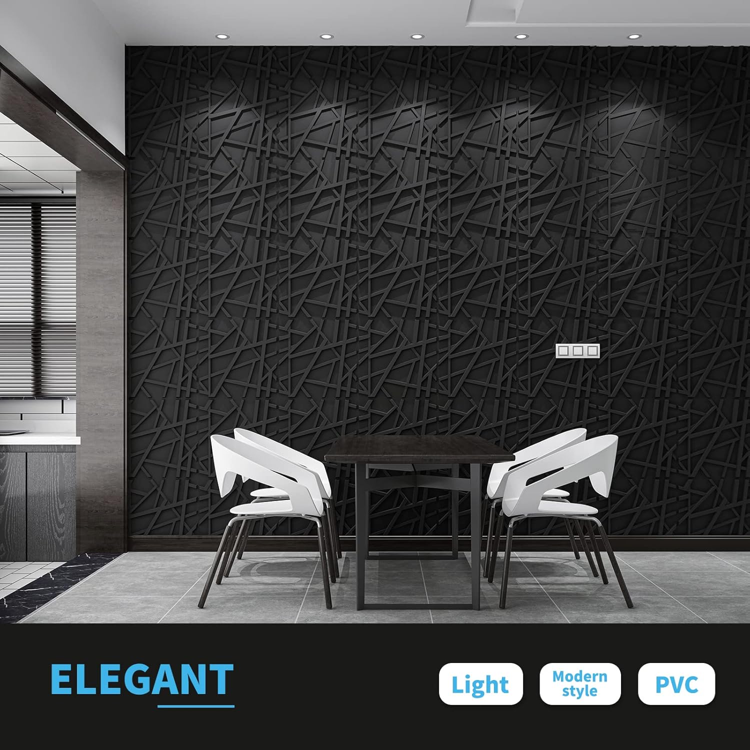 19.7x19.7in PVC Wall Panel Str - огляд і ціна Pvc Panel Background