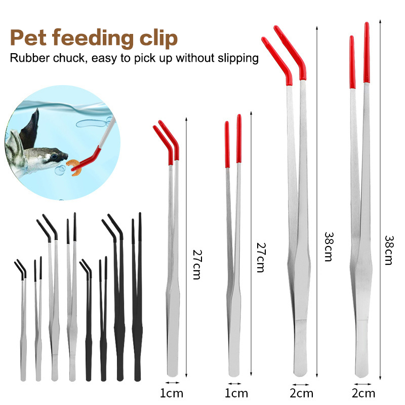 Fish Tank Cleaning Tools Snake - огляд і ціна Feeding Tong Stainless
