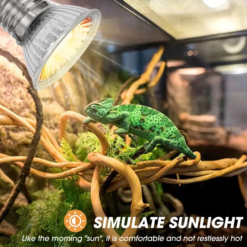 25/50/75W UVB Reptile Lamp Bul - огляд і ціна Calcium Powder Reptile