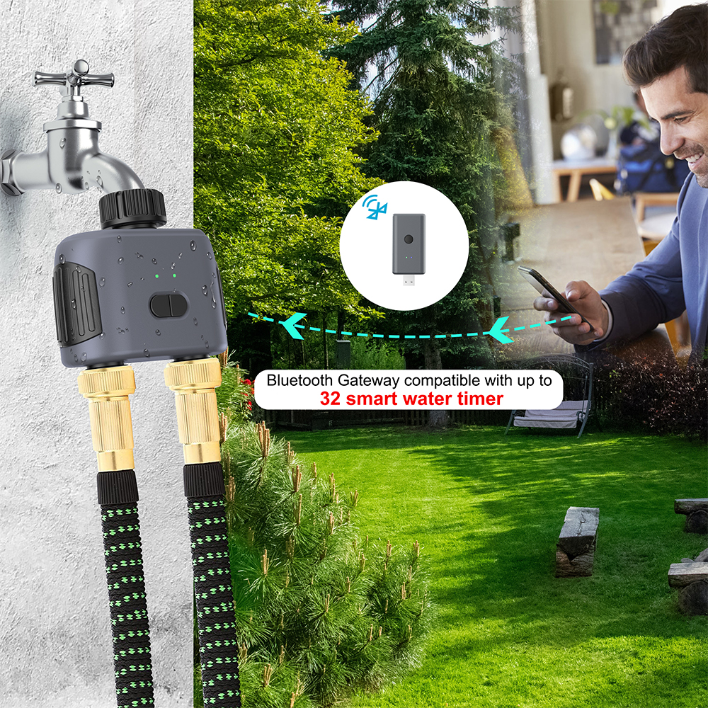 2 Outlets Tuya Smart Garden Wa - огляд і ціна Timer Dual Outlet
