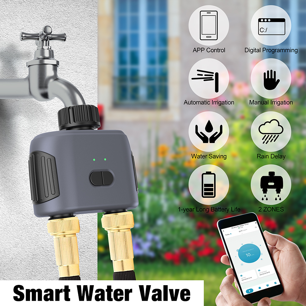 2 Outlets Tuya Smart Garden Wa - огляд і ціна Timer Dual Outlet