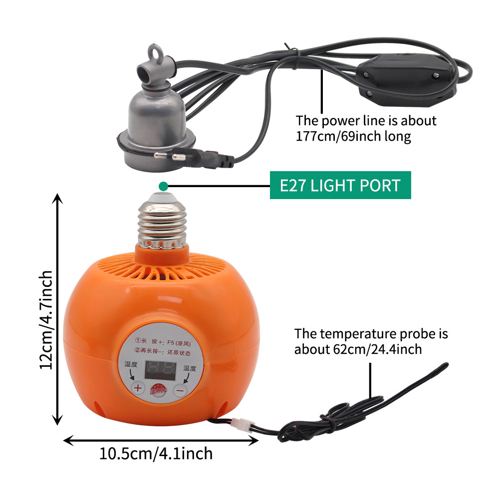 Pet Heater Animal Heating Lamp - огляд і ціна Ceramic Heat Emitter