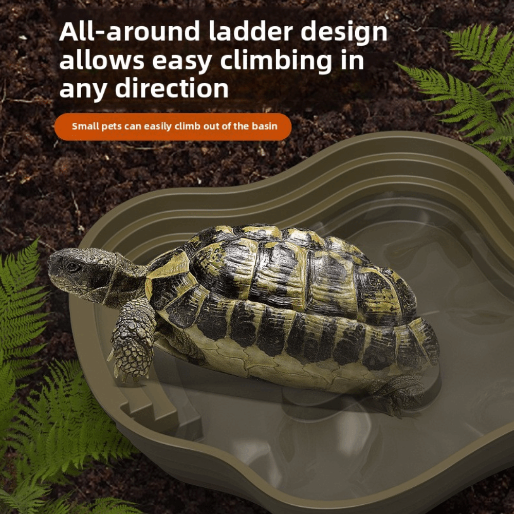 New Plastic Turtle Water Basin - огляд і ціна Water Dish Reptile