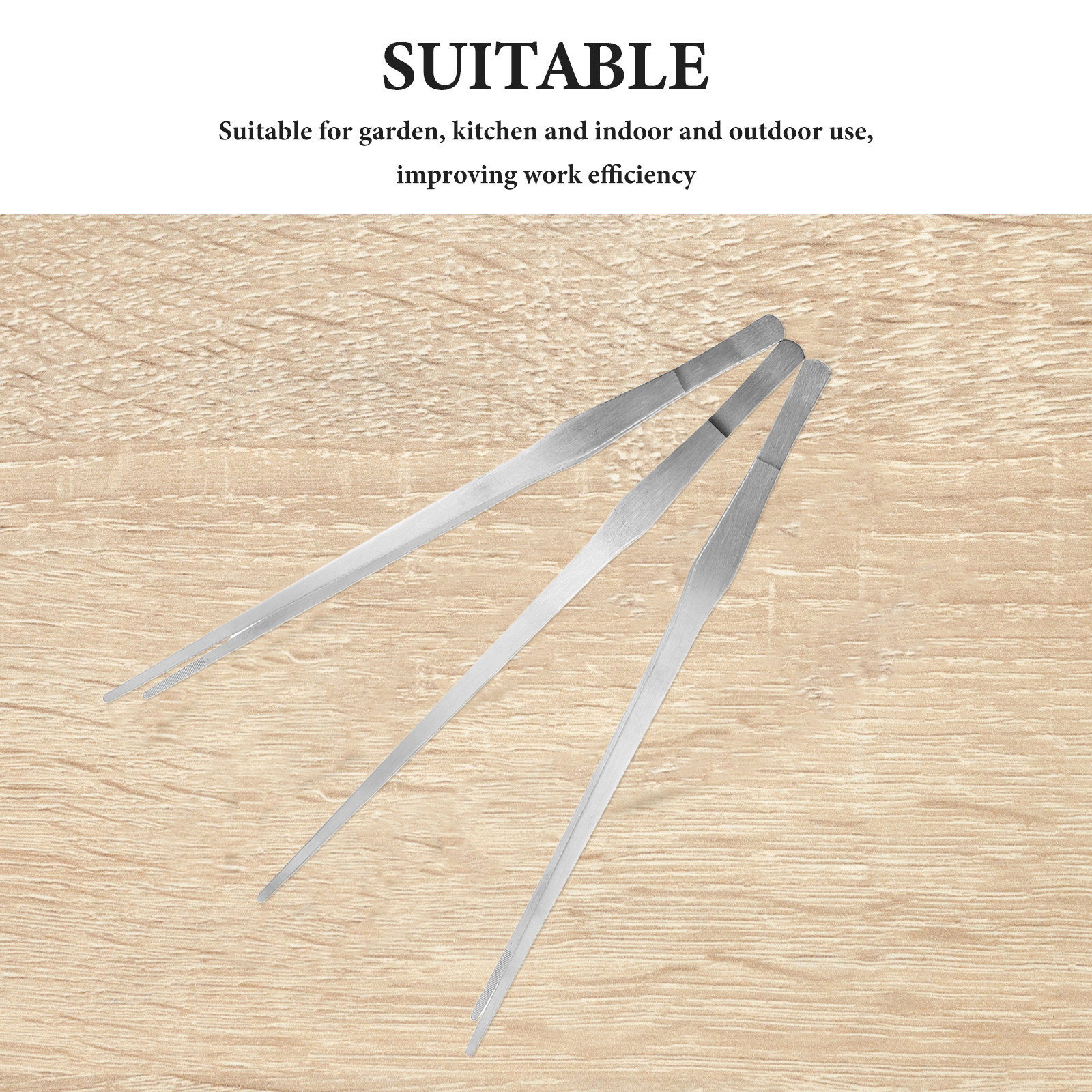3Pcs Stainless Steel Aquarium  - огляд і ціна Feeding Tong Stainless