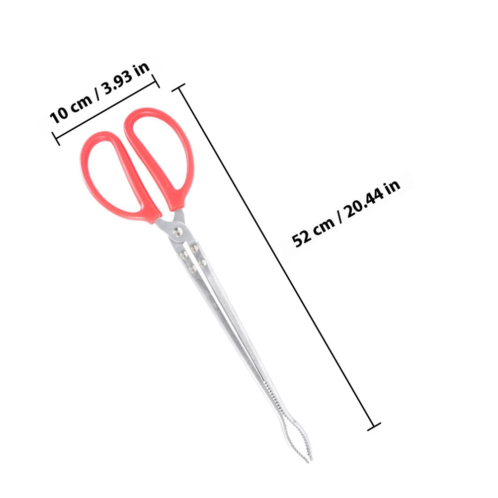 2Pcs Stainless Steel Snake Ton - огляд і ціна Feeding Tong Stainless
