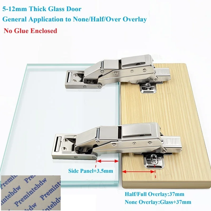 2Pcs Hydraulic Medicine Cabine - огляд і ціна Glass Door Hinge