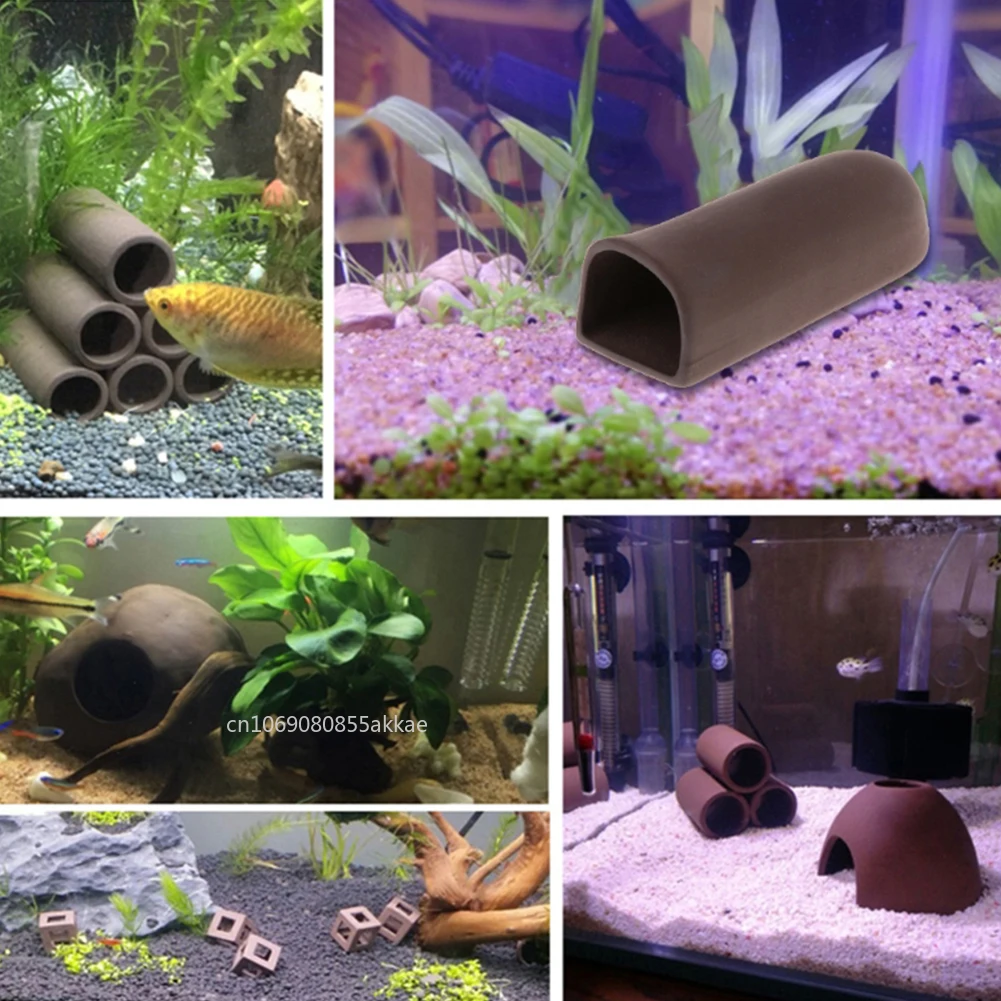 1pc Fish Tank Cave Aquarium Ac - огляд і ціна Hide Cave Ceramic